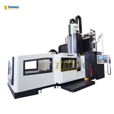 Machine de fraisage de type gantry de grande taille pour déplacement transversal Y 1000 et déplacement de table X mm 1000