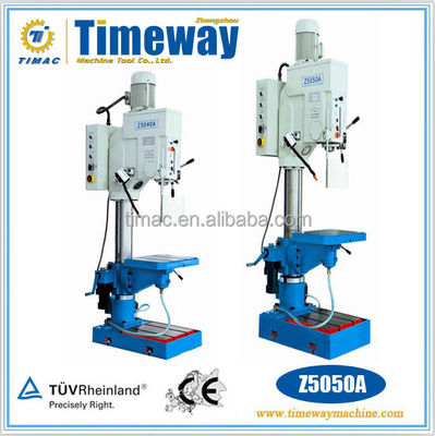 860 KG Tête à engrenages Piédestal Forage machine de forage verticale Z5050A Bule et blanc