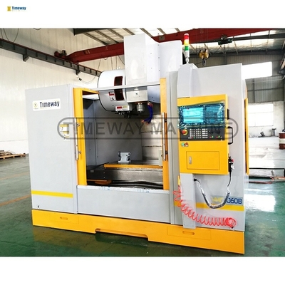 Centre d'usinage vertical CNC avec contrôleur FANUC ± 0,008 précision de positionnement mm