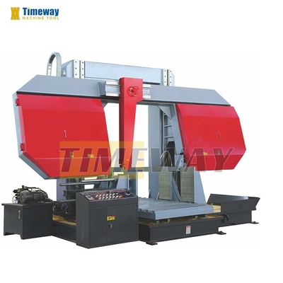 Capacité de coupe de 550 mm Machine à scier à bande métallique semi-automatique à vitesse de lame de 60 m/min