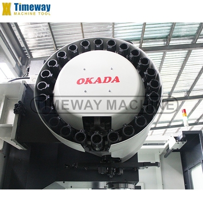 Tableau de travail Timeway 600x1300 mm Centre d'usinage CNC vertical avec une vitesse de broche de 8000 tr / min