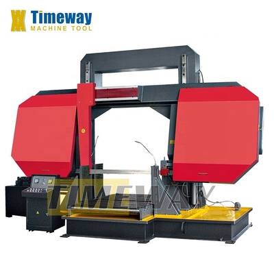 Machine de scie à bande métallique à gantry semi-automatique compétitive à 220-380V de tension