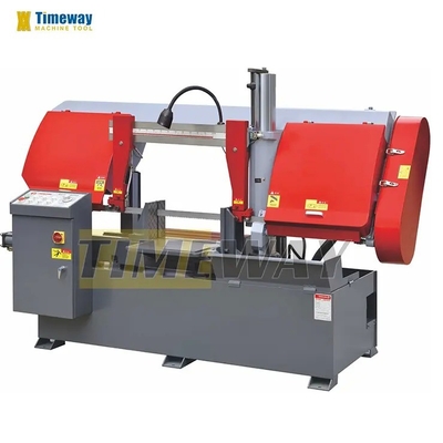 1.5kW Moteur hydraulique de puissance Semi-automatique machine à scier à bande métallique pour couper le métal