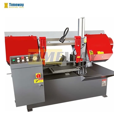 1.5kW Moteur hydraulique de puissance Semi-automatique machine à scier à bande métallique pour couper le métal