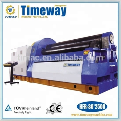 Machine de laminage à quatre plaques HFR-30*2500 avec pré-benture et épaisseur maximale de 30 mm