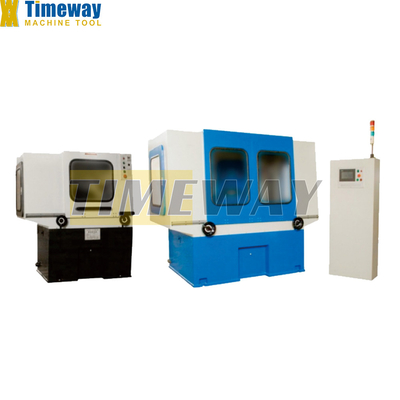 Machines de déchiquetage à commande semi-automatique à double tête de meulage pour pièces lourdes