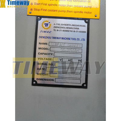 SG-2050AH/AHR/AHD Machine de meulage de surface avec déplacement compétitif et de table Y mm 560