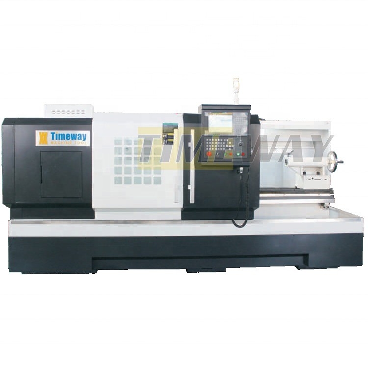 Machine à tour CNC à fente à fente de précision de 82 mm avec type de lit plat multifonctionnel