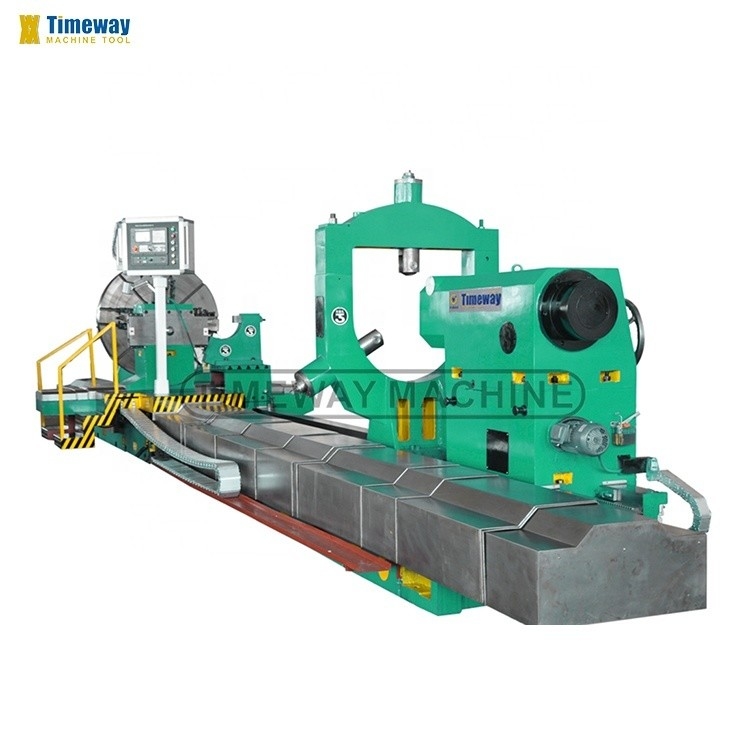 7000mm Max. Longueur tournée 40Ton Charge CNC lourd rouleau horizontal tourner tour machine