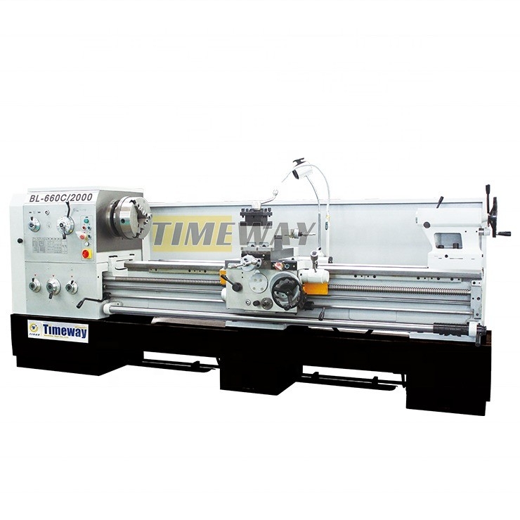 2500 N.m couple de coupe haute précision espace horizontal lit tour machine vitesse d'alimentation rapide