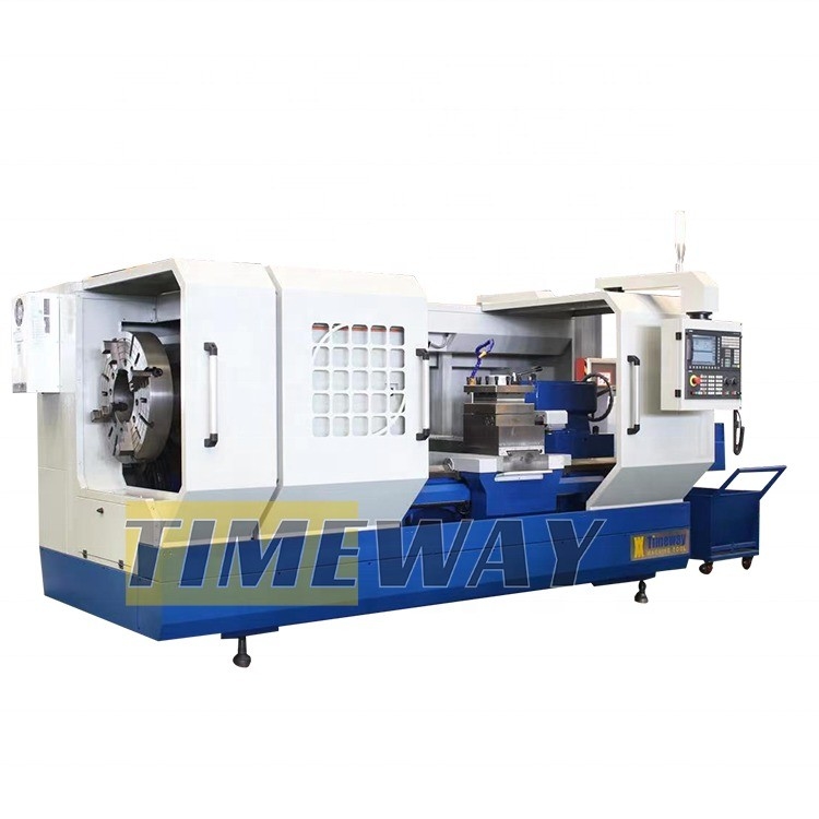 600 mm largeur du lit 255 mm 280 mm broche à broche CNC tuyau filetage tour pour pays pétrolier
