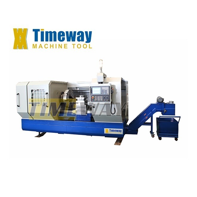 Centre d'usinage de fils de tuyaux de tour à huile CNC de la série QK-255F avec déplacement d'axe X de 420 mm