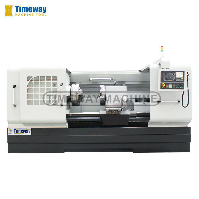 Machine à tour CNC à fil de tuyauterie QK-200 avec 4 postes d'outillage et système de contrôle FANUC