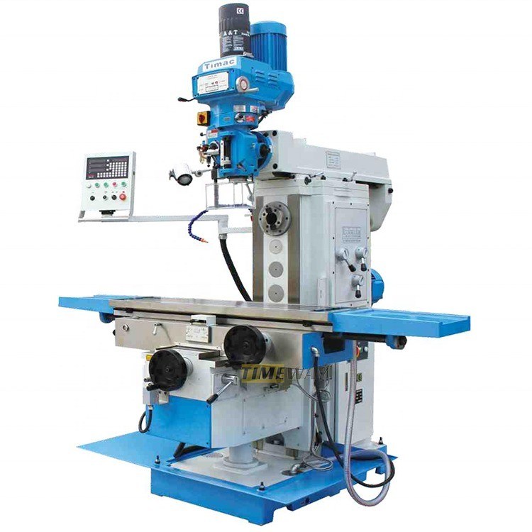 Machine de fraisage à tourelle verticale de haute performance avec une taille de table de 320x1600 mm