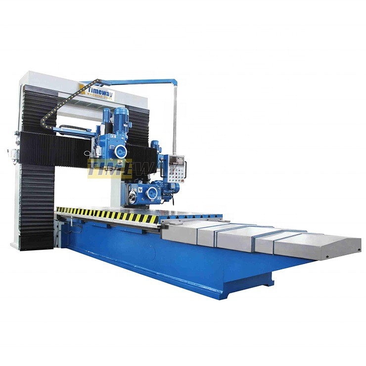 Machine de fraisage à double colonne à grille de type pont sur mesure pour le fraisage de haute précision