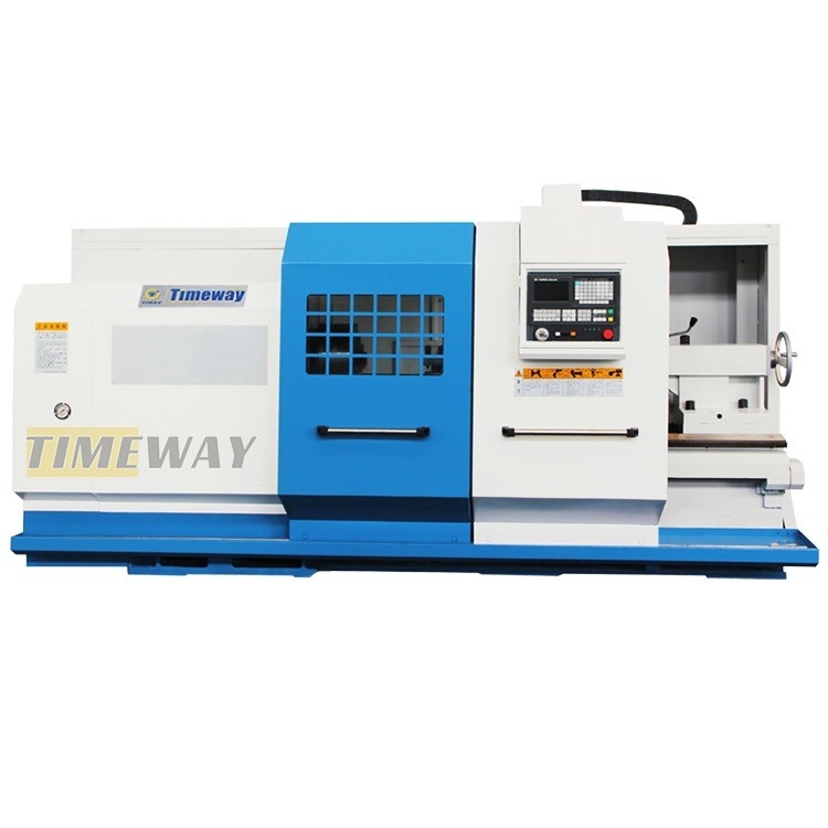 Machine à tourner CNC à lit plat de tournage de précision avec contrôleur CNC FANUC et 570 mm de déplacement