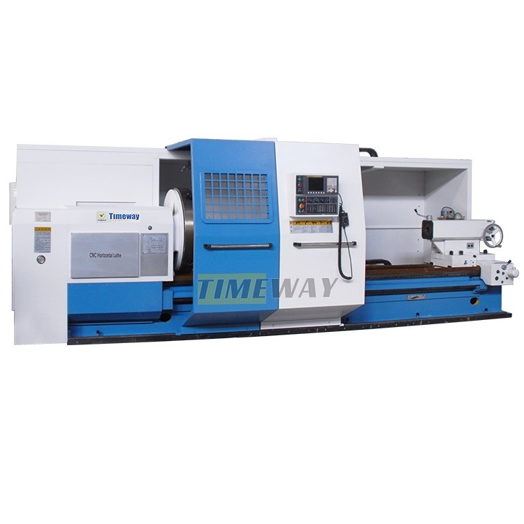 La machine à tour CNC à lit plat à oscillation de 1640 mm avec un poids de 9800 kg et les exigences du client
