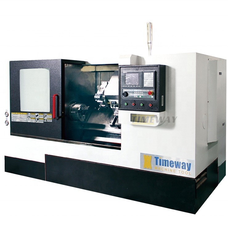 250 mm Z Axe Voyage Lit incliné Tour CNC machine pour la production de métal de haute précision