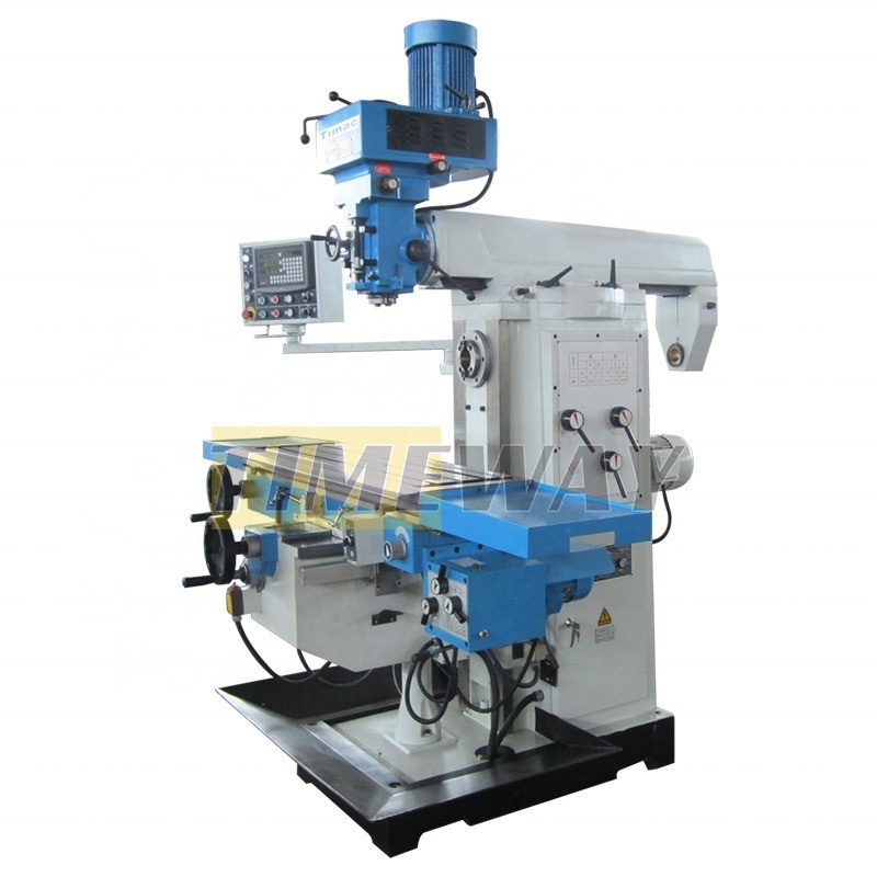 Machine de fraisage à tourelle haute précision TM800 H/V Le choix parfait pour l'usinage des métaux