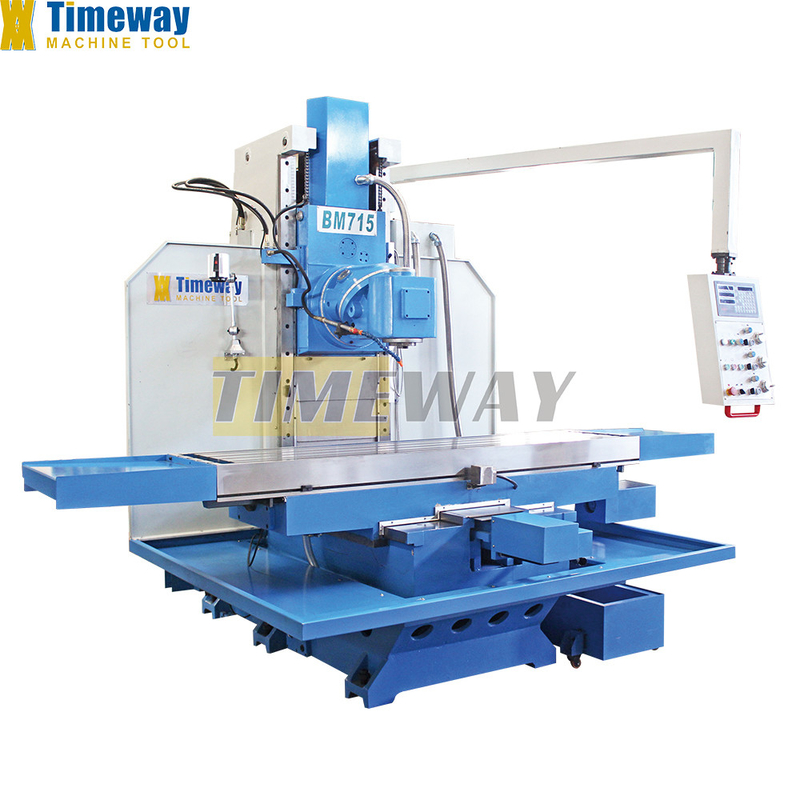 Machine de fraisage de haute précision de type lit BM715 avec une plage de vitesse de 6 1500 tours par minute
