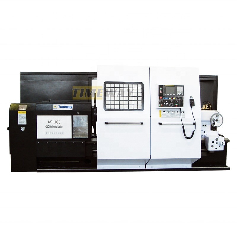 Max. longueur tournée mm 12000 fuseau perforé mm 130 tour CNC AK-1000B Traitement complexe