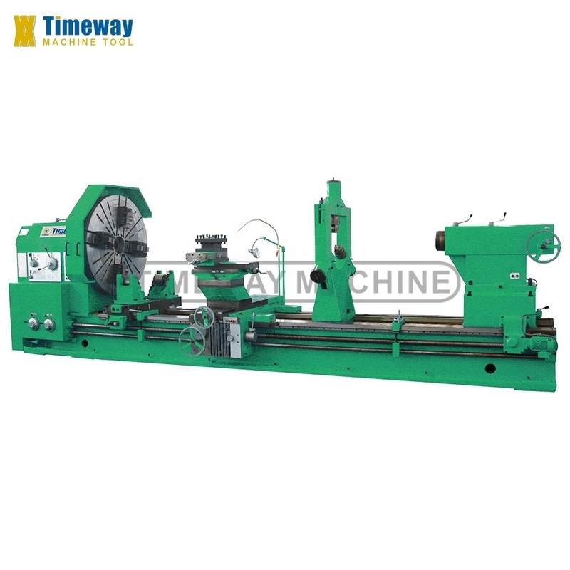 Le tour manuel à trou conique de 140 mètres pour pièces d'acier jusqu'à 12000 mm par Timeway
