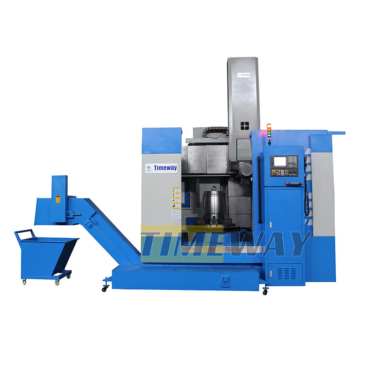 Machine à tourner verticale à colonne unique CNC de la série VLK pour l'usinage précis à deux axes