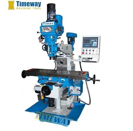 Machine de fraisage à tourelle verticale de 320x1250 mm pour l'usinage léger