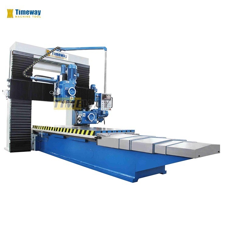 Machine de fraisage de type gantry à haute rigidité de 800 mm à pièce à usiner à tension 220/380V