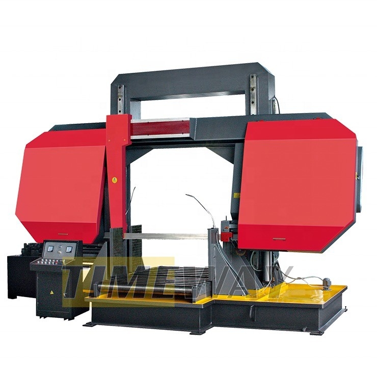 Machine de scie à bande métallique à gantry semi-automatique compétitive à 220-380V de tension