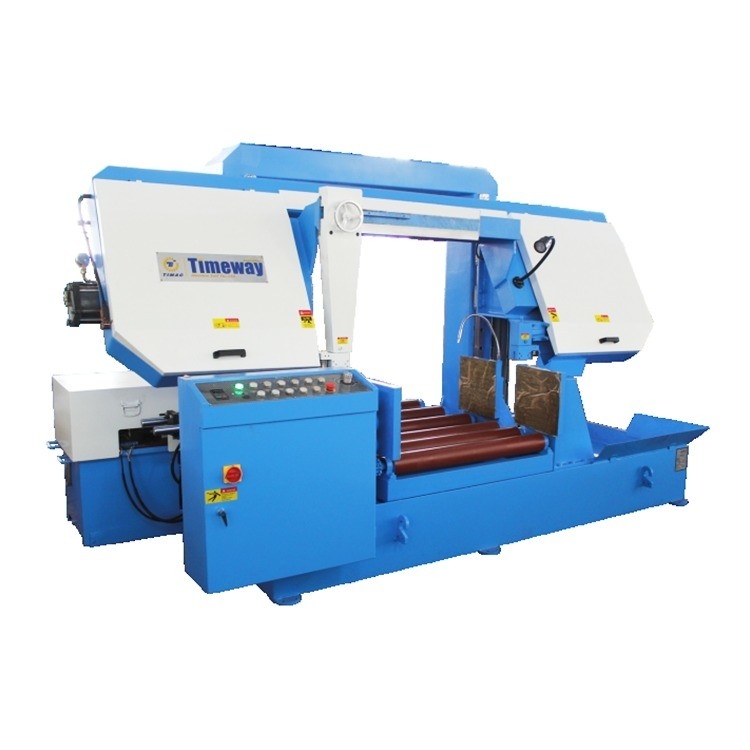 Scie à bande semi-automatique avec options personnalisables et moteur hydraulique à économie d'énergie de 1,5 kW
