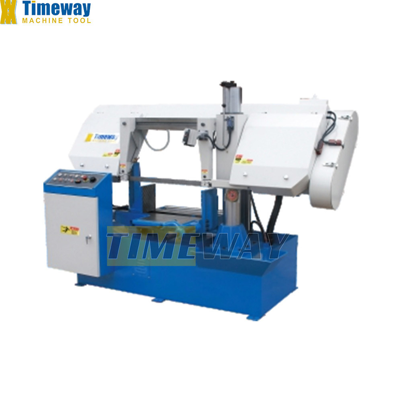 Machine à scie à bande semi-automatique personnalisable SAB-500 avec puissance du moteur hydraulique de 0,75 kW